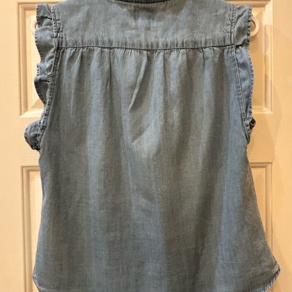 IndiWhy Light Blue Ruffle Blouse - Picture 2 of 3